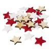 Streudeko - Sterne - Aus Holz - Ø = Ca. 3 Cm