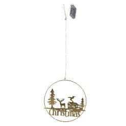 LED-Dekohänger - Kreis - Ø = Ca. 30,5 Cm - Verschiedene Aufschriften -Dekorieren Verkauf Geschäft 229623