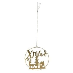 LED-Dekohänger - Kreis - Ø = Ca. 30,5 Cm - Verschiedene Aufschriften