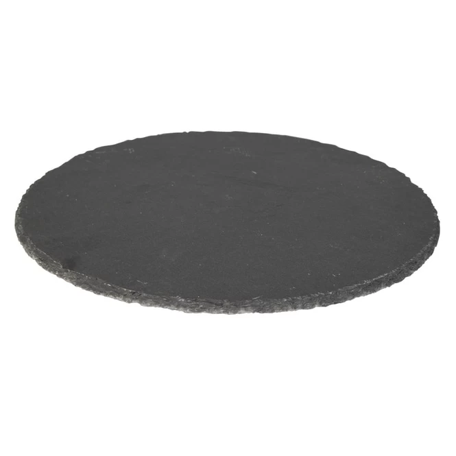 Dekoteller - Aus Schiefer - Ø = Ca. 25 Cm 2 Dekoteller - Aus Schiefer - Ø = Ca. 25 Cm – Bild 2