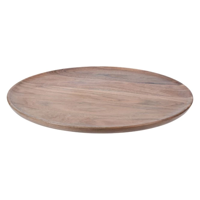 Dekoteller - Aus Holz - Ø = Ca. 38 Cm 1 Dekoteller - Aus Holz - Ø = Ca. 38 Cm