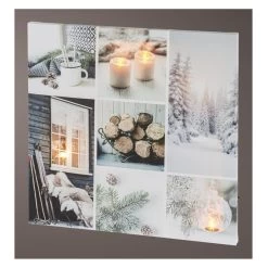 LED-Wanddeko - Bild - Aus Holz - Ca. 38 X 38 X 1 Cm - 1 Stück 5 LED-Wanddeko - Bild - Aus Holz - Ca. 38 X 38 X 1 Cm - 1 Stück -Dekorieren Verkauf Geschäft 230061 03