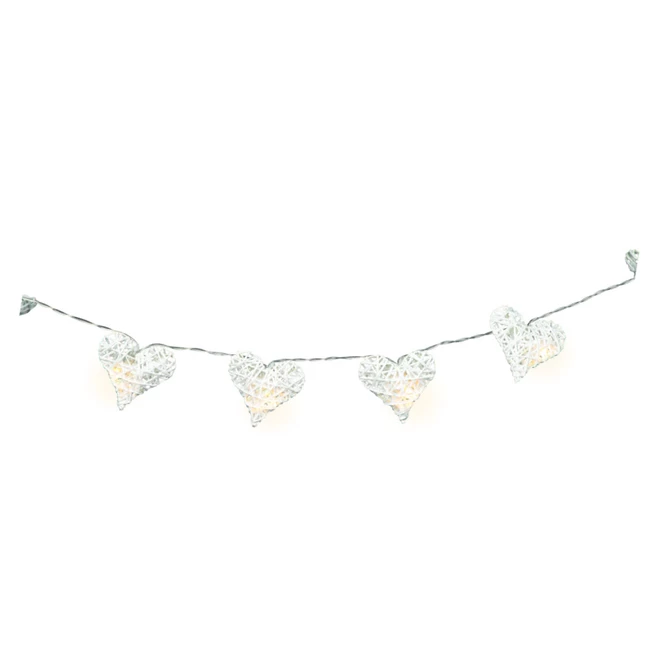 10er LED-Lichterkette - Herzen - Ca. 160 Cm 2 10er LED-Lichterkette - Herzen - Ca. 160 Cm – Bild 2