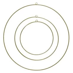 Dekohänger - Ringe - 3 Stück - 1 Set
