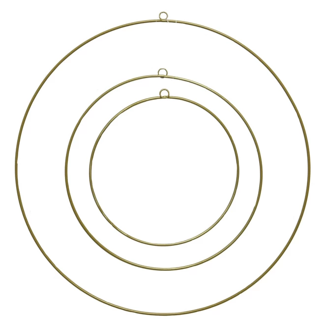 Dekohänger - Ringe - 3 Stück - 1 Set 1 Dekohänger - Ringe - 3 Stück - 1 Set