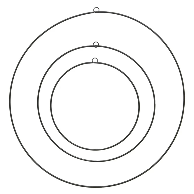 Dekohänger - Ringe - 3 Stück - 1 Set 3 Dekohänger - Ringe - 3 Stück - 1 Set – Bild 3