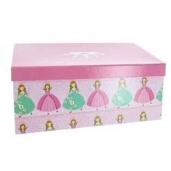Geschenkbox - XS - Prinzessin Rosa - Aus Papier - Ca. 16 X 9,5 X 5,5 Cm