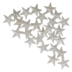 Streudeko - Sterne - Ø = Ca. 3,5 Cm - Weiß