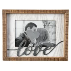 Bilderrahmen - Love - Aus Holz - Ca. 22 X 1 X 17 Cm