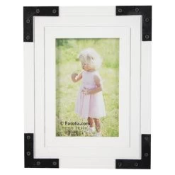 Bilderrahmen - Aus Holz - Ca. 18 X 1 X 23 Cm - Weiß