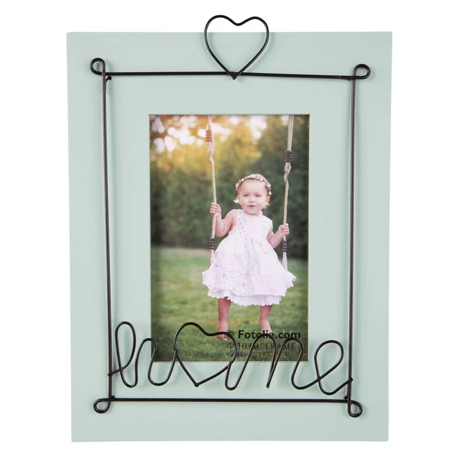 Bilderrahmen - Home - Aus Holz - Ca. 18 X 1 X 23 Cm - Mint 1 Bilderrahmen - Home - Aus Holz - Ca. 18 X 1 X 23 Cm - Mint