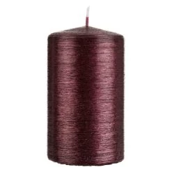 Stumpenkerze - Rustikana - Ca. 6 X 15 Cm - Dunkelrot