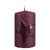 Stumpenkerze - Noel - Ca. 6 X 10 Cm - Dunkelrot