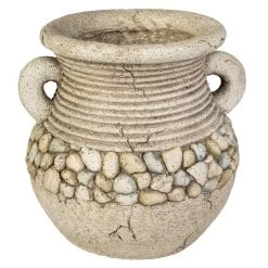 Pflanzgefäß - Krug - Aus Magnesia - Ca. 29,5 X 31 X 30 Cm