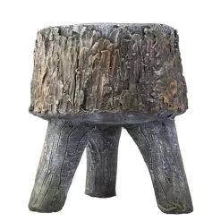 Pflanztopf Baumstamm - Aus Magnesia - Ca. 24,5 X 24,5 X 27 Cm