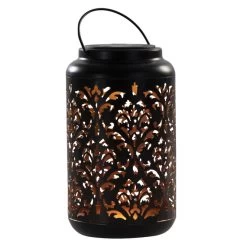 LED-Solarlaterne - Ca. 12,5 X 12,5 X 21,5 Cm