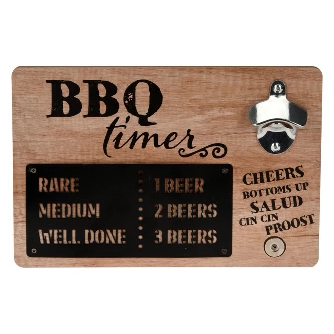 Wanddeko - Flaschenöffner - Aus Holz - Ca. 30 X 20 X 4 Cm - 1 Stück 3 Wanddeko - Flaschenöffner - Aus Holz - Ca. 30 X 20 X 4 Cm - 1 Stück – Bild 3