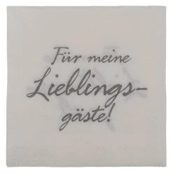 Out Of The Blue 20 Servietten - Lieblingsgäste - Ca. 33 X 33 Cm