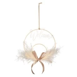 Dekohänger - Ringe - Aus Holz - Ca. 26 X 1 X 30 Cm