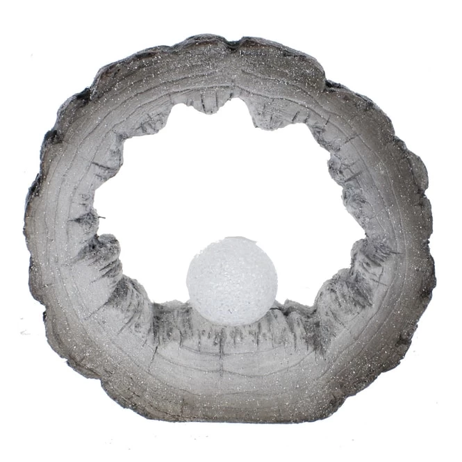 LED-Standdeko - Baumring Mit LED Kugel - Ca. 35,5 X 11 X 33 Cm 1 LED-Standdeko - Baumring Mit LED Kugel - Ca. 35,5 X 11 X 33 Cm