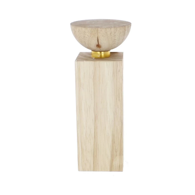 Kerzenhalter Säule Braun/gold - Ca. 7,5 X 7,5 X 19,5 Cm 1 Kerzenhalter Säule Braun/gold - Ca. 7,5 X 7,5 X 19,5 Cm