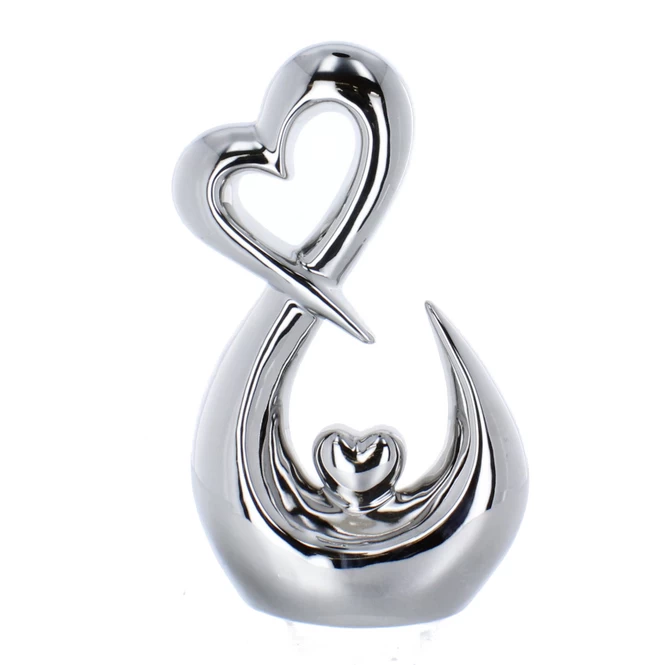 Herztropfen Silber - Ca. 16 X 7 X 27 Cm 1 Herztropfen Silber - Ca. 16 X 7 X 27 Cm