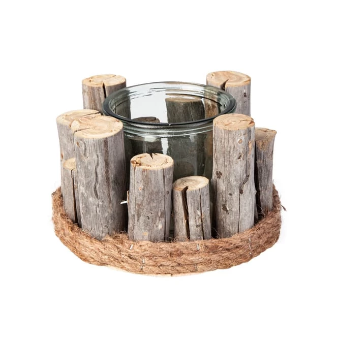 Windlicht Rund - Ca. 18 X 18 X 11 Cm 2 Windlicht Rund - Ca. 18 X 18 X 11 Cm – Bild 2