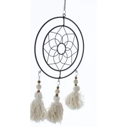 Traumfänger Schwarz/creme - Ca. 21 X 70 Cm