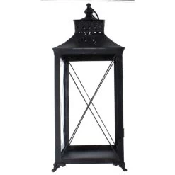 Laterne - Bronze Antik - Ca. 19 X 19 X 45 Cm