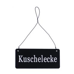 Schild - Kuschelecke - Ca. 15 X 6,5 Cm