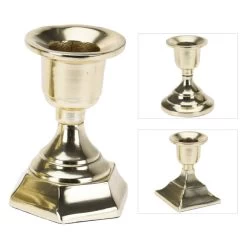 Kerzenständer - Ca. 6 X 6 X 8 Cm - 1 Stück - Gold 6 Kerzenständer - Ca. 6 X 6 X 8 Cm - 1 Stück - Gold -Dekorieren Verkauf Geschäft 239647 0