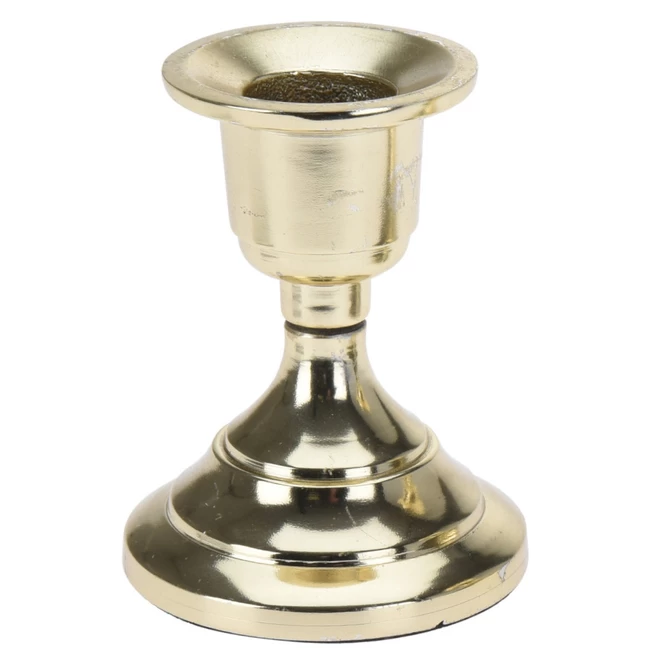 Kerzenständer - Ca. 6 X 6 X 8 Cm - 1 Stück - Gold 4 Kerzenständer - Ca. 6 X 6 X 8 Cm - 1 Stück - Gold – Bild 4