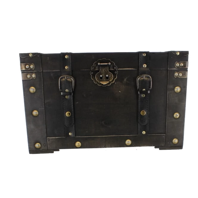 Truhe - S - Braun - Aus Holz - Ca. 38 X 20 X 17,5 Cm 1 Truhe - S - Braun - Aus Holz - Ca. 38 X 20 X 17,5 Cm