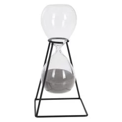 Standdeko - Sanduhr - Aus Glas - Ca. 12 X 12 X 23 Cm - 1 Stück -Dekorieren Verkauf Geschäft 240556 2 neu