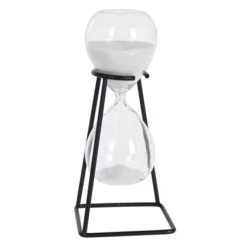 Standdeko - Sanduhr - Aus Glas - Ca. 12 X 12 X 23 Cm - 1 Stück -Dekorieren Verkauf Geschäft 240556 3 neu