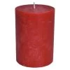 Stumpenkerze - Rustic - Ca. 7 X 8 Cm - Kaminrot