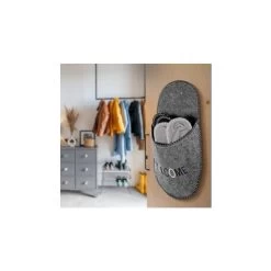 Hausschuh-Set - Grau/anthrazit