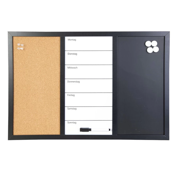 Memoboard - Aus Holz - 60 X 40 Cm 1 Memoboard - Aus Holz - 60 X 40 Cm