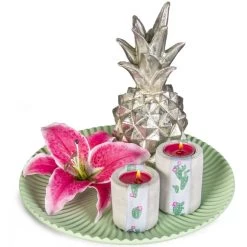 Kerzenhalter - Aus Zement - 6,5 X 6 Cm -Dekorieren Verkauf Geschäft alles1524