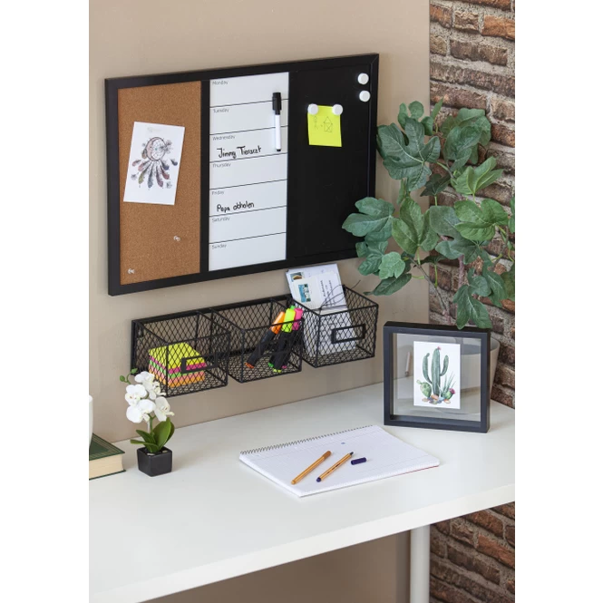 Memoboard - Aus Holz - 60 X 40 Cm 2 Memoboard - Aus Holz - 60 X 40 Cm – Bild 2