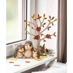 Streudeko - Herbstblätter - Aus Filz - 24-teilig