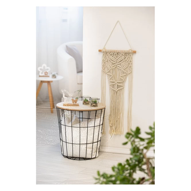 Beistelltisch - Ø = Ca. 39 Cm - Schwarz 1 Beistelltisch - Ø = Ca. 39 Cm - Schwarz