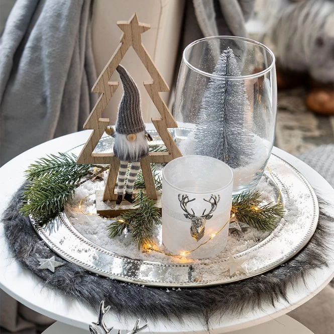 Dekoteller - Aus Edelstahl - Ø = Ca. 39 Cm 2 Dekoteller - Aus Edelstahl - Ø = Ca. 39 Cm – Bild 2