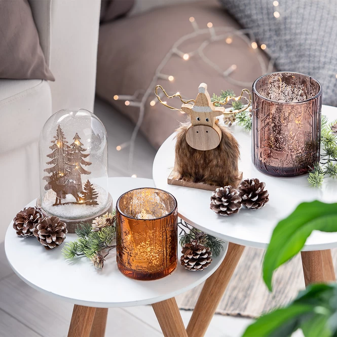 Tannenzapfen Mit Kunstschnee - Aus Holz - Ca. 6 Cm - 8 Stück 1 Tannenzapfen Mit Kunstschnee - Aus Holz - Ca. 6 Cm - 8 Stück