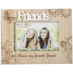 Bilderrahmen - Für 1 Foto à 15x10 Cm - Friends - Aus Holz - 22x1x17 Cm