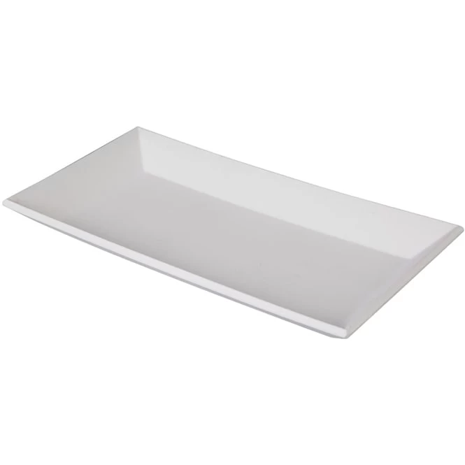 Tablett - Aus Holz - Ca. 40 X 20,5 X 4 Cm - In Weiß 2 Tablett - Aus Holz - Ca. 40 X 20,5 X 4 Cm - In Weiß – Bild 2