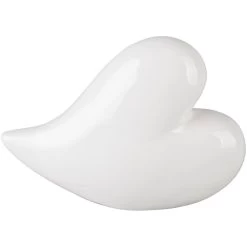 Dekoherz - Aus Keramik - 13 X 4,5 X 8,5 - Verschiedene Farben Erhältlich -Dekorieren Verkauf Geschäft wei7